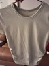 lululemon丨All It Takes女士運動(dòng) T恤 *羅紋Nulu? LW3GV0S 骨白 XXS /2 曬單實(shí)拍圖