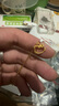 京越隆足金999哈嘍 Kitty吊墜 黃金KT貓框蝴蝶結(jié)吊墜女項鏈送女友禮物 黃金輕小鏤空貓約0.23-0.28g+S925項鏈 曬單實拍圖