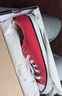 匡威（Converse）官方 All Star男女經(jīng)典美拉德低幫帆布鞋紅色101007 101007/紅色 42.5 曬單實(shí)拍圖