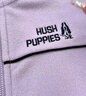 暇步士（Hush Puppies）【經(jīng)典款】童裝兒童男女大童秋季新款舒適搖粒絨線(xiàn)條感外套 冰蘭紫 160 cm 曬單實(shí)拍圖