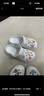 名創(chuàng  )優(yōu)品（MINISO）洞洞鞋男女夏季外穿涼鞋防滑厚底踩屎感包頭涼拖鞋 卡其+趣味零食 曬單實(shí)拍圖