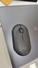 羅技（Logitech）時尚系列 PEBBLE鼠標 無線藍牙鼠標 辦公靜音鼠標 女性鼠標對稱鼠標 鵝卵石造型 石墨黑 曬單實拍圖