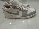 NIKEJordan耐克喬丹AJ1板鞋男子運動(dòng)鞋奶茶灰低幫緩震553558-169 42.5 曬單實(shí)拍圖