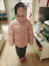 G.DUCKKIDS女童羽絨棉服2025新款冬季童裝女孩短款棉衣外套保暖兒童冬裝棉襖 粉紅色 110 曬單實(shí)拍圖