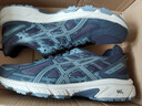 亞瑟士ASICS男鞋跑步鞋透氣緩震運動(dòng)鞋越野跑鞋 GEL-VENTURE 6 黑灰色 43.5 曬單實(shí)拍圖