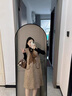 苒琦媽咪小香風(fēng)孕婦連衣裙2025秋冬加厚寬松顯瘦氣質(zhì)背心馬甲裙套裝大碼潮 黑色打底+小香風(fēng)背心裙（套裝） L 曬單實(shí)拍圖