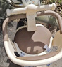 雅迪（yadea）前置通配型寶寶椅電動(dòng)車摩登兒童座椅安全避震自行車兒童座椅-米白色 曬單實(shí)拍圖