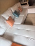 尊象 沙發(fā)床一體坐臥兩用客廳小戶(hù)型多功能可折疊儲物藍牙音響充電 外徑3.38米【雙+單+踏+貴妃位】 皮感科技布【海綿款】 曬單實(shí)拍圖
