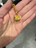 明牌珠寶古法黃金唐馬吊墜 足金編繩掛件金馬呈祥禮物女AFC0944工費800 明牌傳家金 約9.47克 曬單實(shí)拍圖