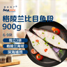 禧美海產(chǎn) 冷凍格陵蘭比目魚段凈重900g/袋 6-9塊 獨(dú)立3袋 燒烤生鮮  曬單實(shí)拍圖