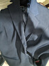 羅蒙（ROMON）藏青色西裝套裝女工作服深藍色職業(yè)女裝西服外套女士正裝女套裝 單/件-藏青西裝 2XL 建議120-129斤 曬單實(shí)拍圖