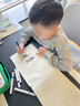 愛(ài)慕兒童（AIMER KIDS）時(shí)尚外穿抗菌兒童運動(dòng)休閑衛衣衛褲男女童中性套頭長(cháng)袖高彈奶皮衣 中性上衣AK341E241 130 曬單實(shí)拍圖