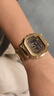 卡西歐（CASIO）手表G-SHOCK經(jīng)典金屬小方塊運(yùn)動(dòng)電子日韓表七夕禮物GMW-B5000GD-9 曬單實(shí)拍圖