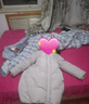 英氏【商場(chǎng)同款】童裝羽絨服外套冬季女童加厚保暖羽絨服 星光灰【90%白鵝絨】 150 cm-充絨量239g 曬單實(shí)拍圖