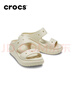 卡駱馳（CROCS）經(jīng)典泡芙?jīng)鲂孢m耐磨坡跟泡芙鞋戶(hù)外拖鞋|207670 骨白色-2Y2(含智必星) 37 (230mm) 38 曬單實(shí)拍圖