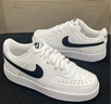 耐克男子透氣平底運動(dòng)鞋冬季板鞋NIKE COURT VISION LOW DH2987 101白色/黑/白色 42 曬單實(shí)拍圖