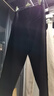英氏孕婦褲子A類(lèi)秋冬外穿無(wú)托腹毛呢小腳褲顯瘦直筒褲九分褲黑色2XL 曬單實(shí)拍圖