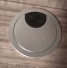 穗之語(yǔ)電腦桌孔蓋電腦辦公桌穿線(xiàn)孔蓋板圓形線(xiàn)孔蓋洞裝飾蓋桌面圓形走線(xiàn) 拉絲鎳開(kāi)孔直徑53 曬單實(shí)拍圖