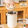 富光 保溫飯盒便攜上班族長(zhǎng)效保溫飯桶大容量家用不銹鋼多層便當(dāng)盒 灰色2.2L-三層防燙餐盒+保溫包 曬單實(shí)拍圖