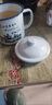 蘭圣佳搪瓷杯懷舊經(jīng)典復古馬克杯搪瓷茶缸子老式大號個性定制水杯鐵杯子 7厘米白色(無蓋) 240ml 曬單實拍圖