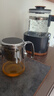 從簡高端飄逸杯泡茶壺加厚耐熱玻璃磁吸自動(dòng)懶人泡茶器大容量家用沖茶 LX錐形透明550ML 曬單實(shí)拍圖