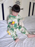 G.DUCKKIDS小黃鴨童裝女童睡衣春秋冬季兒童連體睡衣恐龍女寶睡袋冬款家居服 恐龍粉色 100 建議90-100cm3-4歲 曬單實(shí)拍圖
