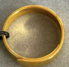 金至尊（3DG Jewellery）黃金戒指光面活口999足金戒指結婚三金男女款生日禮物計價(jià) 女款-金重3.70克（配珠寶禮盒） 曬單實(shí)拍圖