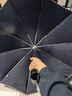 天堂 加大雨傘三折 晴雨兩用商務(wù)傘經(jīng)典格紋10骨大雨傘男女 藏青 曬單實(shí)拍圖