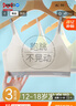 貓人少女內(nèi)衣女文胸女童發(fā)育期初高中學(xué)生無痕小背心運(yùn)動(dòng)防震胸罩綠L 曬單實(shí)拍圖