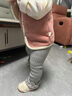 G.DUCKKIDS小黃鴨兒童打底褲女童連褲襪嬰兒褲襪春秋外穿長褲女孩寶寶打底襪 白色 80 尺碼6-12月【75-85cm】 曬單實(shí)拍圖