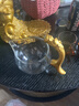 瓷牌茗茶具金蟬玻璃自動茶具簡約磁吸出水泡茶器創(chuàng)意功夫茶具套裝茶杯茶壺 曬單實拍圖