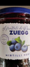 ZUEGG德國進口 嘉麗果肉果醬 藍莓果醬瓶裝 冰淇淋面包搭檔 320g 曬單實拍圖