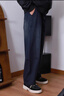 YIMINGCI2025秋冬新款彎刀牛仔褲男士加絨寬松直筒美式潮牌水洗休閑長(cháng)褲子 F645黑色常規 常規 XL 推薦140-160斤 曬單實(shí)拍圖