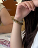 中國黃金四葉草黃金手鏈女和田玉足金手串教師節禮物送女老師老婆表白 【遇見(jiàn)幸運】四葉草黃金手串/京速達 曬單實(shí)拍圖