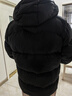 喜馬拉雅玉龍鵝絨服 駱駝聯(lián)名高山攀登專(zhuān)業(yè)戶(hù)外抗寒防風(fēng)防潑水高蓬羽絨服 幻影黑 2XL 曬單實(shí)拍圖