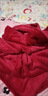 寵映品牌浴袍冬季加厚睡衣女秋冬冬天睡衣秋季睡袍超長(cháng)寬松浴衣一體 紅色女袍 均碼  (70斤-170斤)可穿 曬單實(shí)拍圖