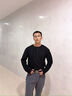 BOSSSUNWEN博斯紳威男士腰帶真皮休閑內(nèi)穿板扣皮帶西裝褲帶奢侈品禮物送男友 銀色 110cm (適合褲子30-33碼) 曬單實(shí)拍圖