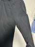 名創(chuàng)優(yōu)品（MINISO）涼感冰絲褲子男夏季新款舒適透氣顯高顯瘦直筒休閑褲 黑 L 曬單實拍圖