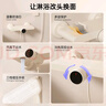 千慕雨奶油風(fēng)白色全銅無頂噴混水閥花灑套裝三合一水龍頭增壓家用衛(wèi)浴 升降雙功能混水閥【包含安裝服務(wù)】 第8代全銅加厚款 曬單實(shí)拍圖