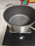康巴赫蒸湯鍋4代真鈦0涂層316L不銹鋼家用加厚燉蒸鍋24cm電磁爐燃氣通用 曬單實(shí)拍圖
