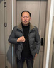 啄木鳥(niǎo)羽絨服男爸爸裝冬季羽絨外套中年男士加厚防寒服爺爺冬裝老人衣服 黑色【90%羽絨】 XL 180【建議126-140斤】 曬單實(shí)拍圖