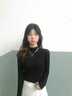 浪莎半高領(lǐng)打底衫女秋冬季內(nèi)搭螺紋加絨長(zhǎng)袖上衣高彈修身保暖打底衫女 黑色 均碼 (適合80-130斤) 曬單實(shí)拍圖