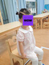 戴維貝拉（DAVE＆BELLA）兒童打底褲2025女童新款夏裝彈力褲子洋氣寶寶七分褲小童休閑童褲 米白【現貨】 110 cm（建議身高100-110cm） 曬單實(shí)拍圖