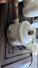 瓷牌茗茶具白陶茶壺陶瓷功夫茶具泡茶器辦公室會客側(cè)把提梁防燙泡茶壺 白陶青山飛鳥側(cè)把壺 260ml 曬單實(shí)拍圖