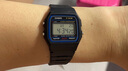 卡西歐（CASIO）小方塊簡(jiǎn)約復古防水電子學(xué)生表男女手表情人節禮物 F-91W-1 曬單實(shí)拍圖