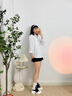 狄德拉真皮內增高8cm老爹鞋女夏季透氣小個(gè)子百搭厚底松糕休閑運動(dòng)鞋 米白色 增高8cm+牛皮 36 (230mm) 標準尺碼 曬單實(shí)拍圖
