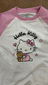 巴拉巴拉兒童睡衣套裝秋季女童家居服可外出【hellokittyIP】209325171002 曬單實(shí)拍圖