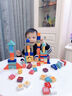 彌鹿mini磁力片兒童積木拼裝寶寶木頭拼圖玩具智力男女孩啟蒙早教 100粒動(dòng)物水果數字積木袋裝 曬單實(shí)拍圖