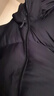 太平鳥男裝羽絨服短款外套冬季寬松輕面包服潮連帽 黑色1（闊型) L  曬單實拍圖
