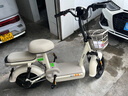 愛瑪（AIMA）電動車小金豆48V12A新國標(biāo)電動自行車成人小型學(xué)生代步新手電瓶車 新茶白【48V12AH鉛酸】 48V12AH鉛酸電池 曬單實(shí)拍圖